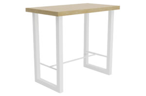 MESA ALTA LOFT 120 X 70 CM  ROBLE NORDISH / BLANCO.