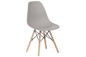 SILLA COMEDOR PATA NÓRDICA MODELO PARÍS GRIS. Pak de 4