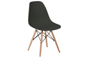 SILLA COMEDOR PATA NÓRDICA MODELO PARÍS NEGRO Pak de 4