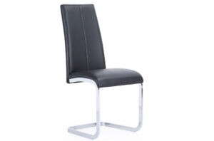 SILLA COMEDOR SMILE SÍMIL PIEL NEGRO Pak de 4