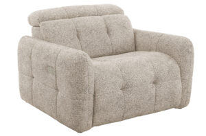 SILLON RELAX ELECTRICO GUSTAF TEJIDO BEIGE.