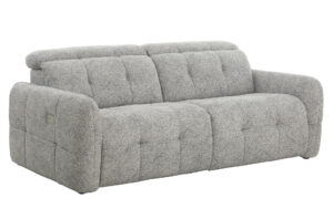 SOFA 3 PLAZAS 2 RELAX GUSTAF TEJIDO GRIS