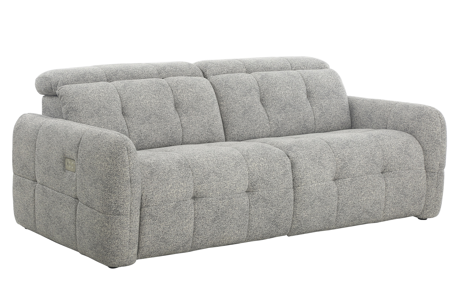 SOFA 3 PLAZAS 2 RELAX GUSTAF TEJIDO GRIS