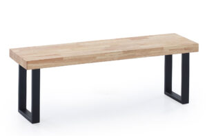 BANCO ASIENTO LOFT ROBLE NORDISH  / NEGRO.