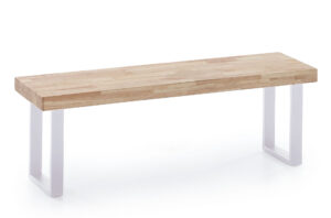 BANCO ASIENTO LOFT ROBLE NORDISH / BLANCO.