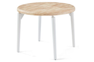 MESA COMEDOR REDONDA EXTENSIBLE 100 - 140 - 180 CM MOON NORDISH / BLANCO
