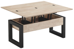 MESA CENTRO ELEVABLE Y EXTENSIBLE LOFT ADVANCE NORDISH / NEGRO