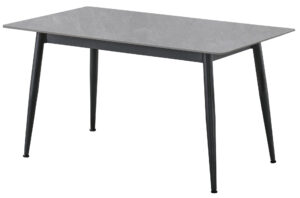 MESA COMEDOR FIJA BERNA 140 x 80 CM CERAMIC GREES GRIS