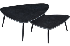 MESA CENTRO NIDO VULCANO CERAMIC NEGRO / NEGRO.