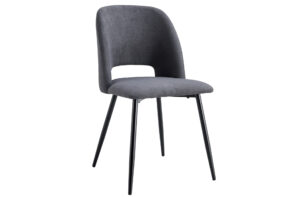 SILLA COMEDOR VENUS TEJIDO GRIS / NEGRO Pak de 2