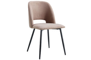SILLA COMEDOR VENUS TEJIDO BEIGE / NEGRO. Pak de 2