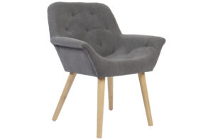 SILLA COMEDOR NATURE MICROFIBRA GRIS pak de 2 sillas