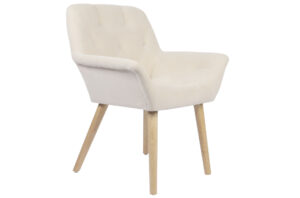 SILLA COMEDOR NATURE MICROFIBRA CREMA pak de 2 sillas