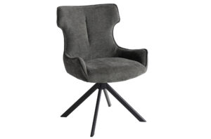 SILLA COMEDOR ROBERT TEJIDO GRIS. pak de 2 sillas