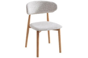 SILLA COMEDOR VERA BEIGE / NATURE  Pak de 2 sillas