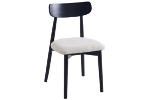 SILLA COMEDOR SHIA BEIGE / NEGRO pak de 2 sillas