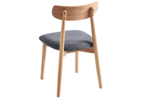 SILLA COMEDOR SHIA GRIS / NATURE pak de 2 sillas