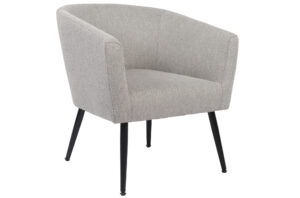 BUTACA CIRCULAR MELROSE GRIS MELANGE