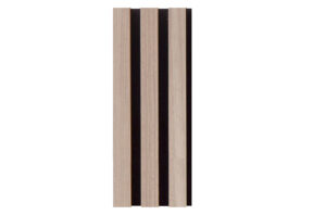 MUESTRA 30 X 12 CM PANEL ACUSTICO HONEY / NEGRO