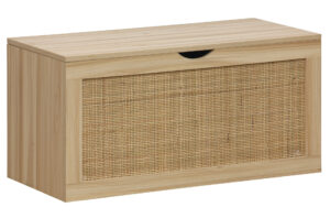 BAUL DECOR 80 x 40 CM PINO / RATTAN.