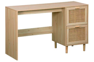 MESA ESTUDIO DÉCOR 120 x 48 CM PINO / RATTAN