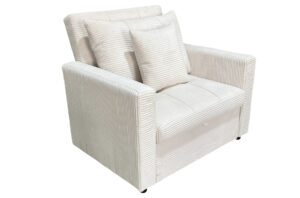 SOFA CAMA DIVAN 99 CM CORDUROY CREMA