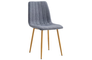 SILLA COMEDOR NAILS TEJIDO GRIS / OAK. Pak de 4