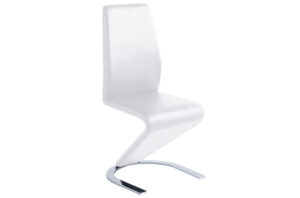 SILLA COMEDOR QATAR SIMIL PIEL BLANCO Pak de 2